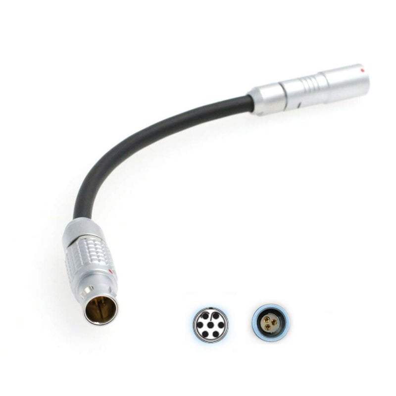 SZRMCC EXT to RS Conversion Run Stop Cable 1B 7 Pin Male to Fischer 3 Pin Female for ARRI Alexa Mini Remote Boot